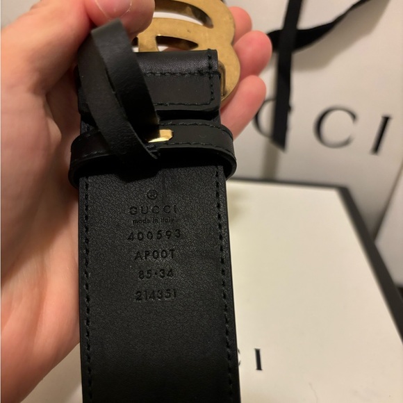 Gucci Wide Marmont Belt - Picture 2 of 5
